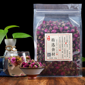 玫瑰花茶500g包邮散装袋装山东平阴玫瑰干玫瑰泡茶泡水另售菊花茶