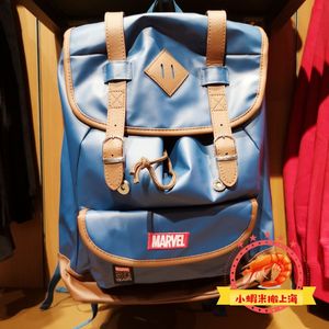 国内代购上海迪士尼漫威红色蓝色大容量包包双肩包背包书包斜挎包