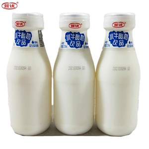营优水牛酸奶饮品270ml12瓶整箱原味红枣味益生菌发酵乳酸菌新货