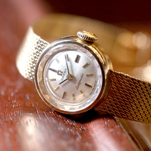 Omega欧米茄Ladymatic自动机械60年代古董表14k黄金女手表中古表