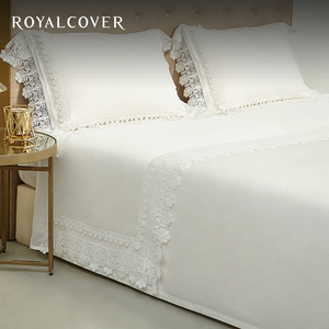 ROYALCOVER/罗卡芙家纺 欧式床品配件 绣花/蕾丝 护单枕套三件套