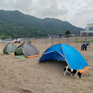 玩沙遮阳沙滩帐篷儿童宝宝小朋友夏天去海边玩的户外防晒天幕凉棚