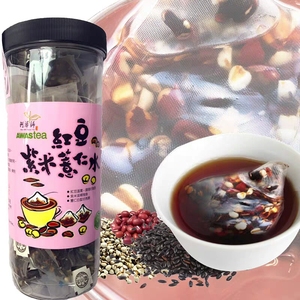 现货中国台湾阿华师红豆紫米薏仁水30入三角茶包烘焙冲泡下午茶