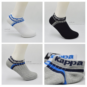 kappa运动袜男船袜短袜男袜低腰袜弹性透气男士棉袜夏季新款