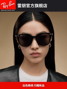 【2024新品】RayBan雷朋太阳镜男女款不规则修颜墨镜0RB4423D