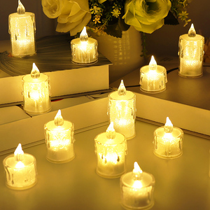 LED电子蜡烛灯浪漫生日求婚表白创意装饰布置场景露营小夜气氛灯