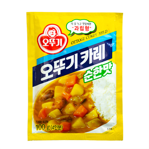韩国进口不倒翁咖喱粉奥土基咖喱饭咖喱炒年糕调味酱料原味100g