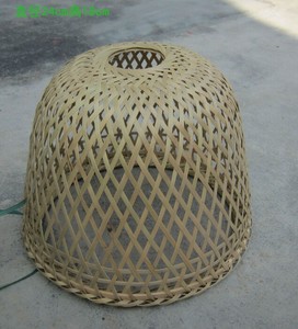 特色手工艺竹编灯罩创意个性马来西亚风吊灯农家竹制灯笼