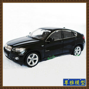 【尊雅】仿真合金静态汽车模型Welly威利1:24 BMW 宝马X6 黑色