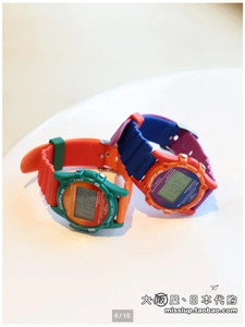 日本代购TIMEX×BEAMS联名款亚特兰蒂斯男女运动防水电子手表腕表
