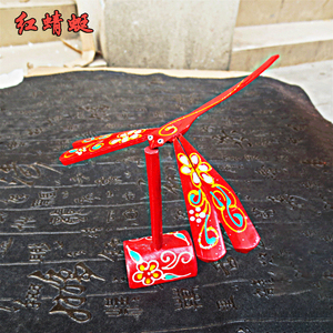 竹蜻蜓平衡鸟摆件木质不倒翁悬浮重力玩具模型平衡力纪念品小礼物