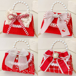 女童新款斜挎包可爱百搭幼儿小孩过年装红包用小包包宝宝新年礼物