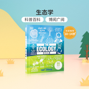 英文原版 The Ecology Book 生态学 DK出版 少儿科普百科英语图鉴书 10-14岁中小学生英语课外阅读读物 生态环境知识科普全书