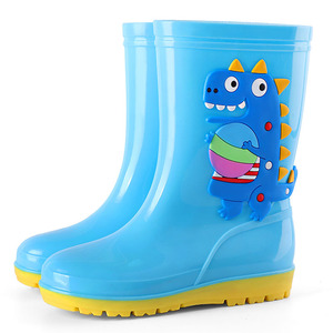 时尚儿童防水雨鞋男女童宝宝雨靴加绒保暖学生胶鞋小孩中大童水鞋