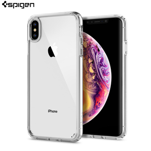 Spigen适用于苹果iphone xs max手机壳硅胶透明全包XR防摔保护套