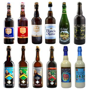 比利时进口啤酒圣伯纳智美粉象甘高夫等12款啤酒各1瓶750ml*12瓶