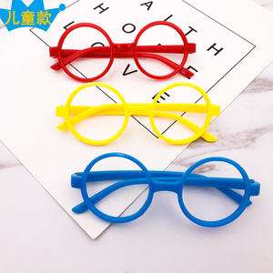 韩版儿童眼镜框架无镜片可爱小孩眼镜圆形框男童女童宝宝眼镜架潮