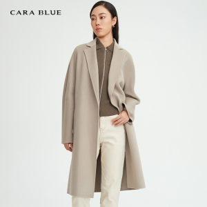 cara blue 喀啦 女大衣 修身百搭简约通勤KC223MWL0018