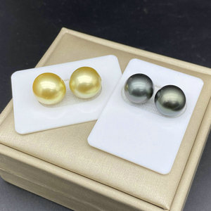 珍珠展示板对珠板裸珠板直播珍珠配对亚克力贴片双珠粘板10对椭圆