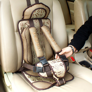 儿童安全固定带汽车用简易便携式宝宝小孩车载安全坐垫辅助椅绑带