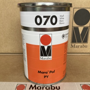 Marabu正品德国玛莱宝油墨PY073黑色PY070白色PE金属油墨丝印移印