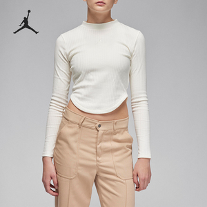 Nike/耐克官方正品Air Jordan女士休闲运动针织长袖T恤FN5400-133