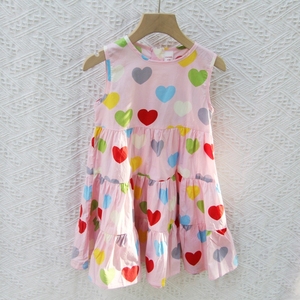 卡尼罗品牌 专柜童装夏季新款中大童儿童高品质纯棉连衣裙