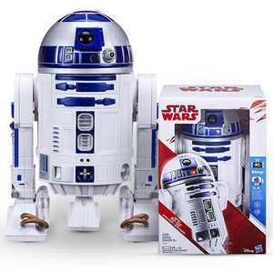 孩之宝星球大战E8电动遥控智能编程R2-D2蓝牙对话机器人玩具C1410