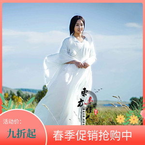 2014年新款影视剧女装 兰陵王妃 摄影演出服 白色飘逸古装 汉服