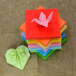 折纸正方形纯色手工材料儿童彩色A4纸彩纸手工纸套装千纸鹤纸包邮