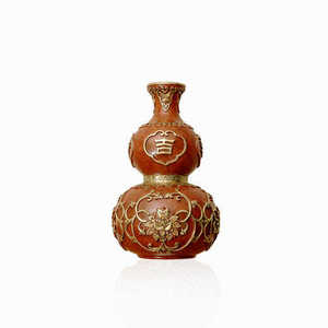 故宫博物院 富贵吉祥葫芦瓶 葫芦瓶摆件家居饰品铜工艺品礼品摆件
