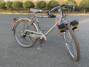 日本二手自行车整车 宫田银色郊游24型 限量版精品60年代产