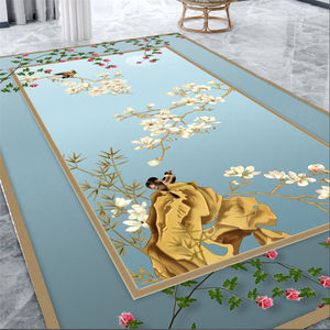 中式地毯客厅卧室茶几地垫免洗家用大面积沙发床边毯全铺满铺房间