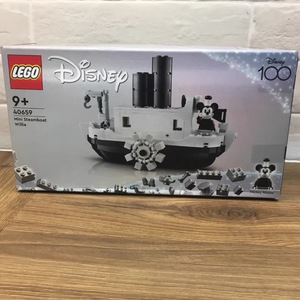 LEGO乐高40659迷你蒸汽船威利号 迪士尼米奇轮船儿童拼装玩具礼物