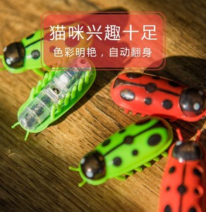 电动虫牙刷虫微型纳米虫跳跳虫电子老鼠斗虫机械竞技娱乐逗猫玩具