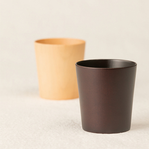 日本进口漆器木质茶杯水杯日式咖啡杯子职人手工制作高级生日礼物