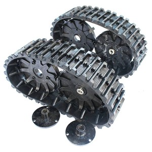 DIY自制四轮雪地摩托车配件 改装雪地轮胎 沙滩车橡胶履带 滑雪轮