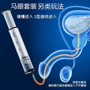 尿道润滑油注射针器前列腺注射器马眼棒膀胱润滑油灌注工具阴茎
