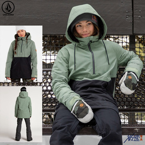 大连极速 2021新品 Volcom女款成人单板滑雪服套头衫防水GORE-TEX