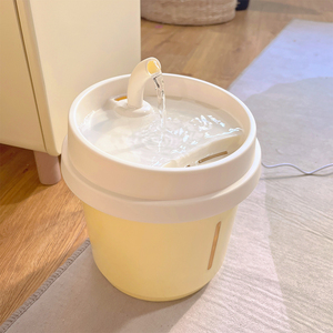 波奇奶茶杯猫咪饮水机自动循环宠物喝水器流动饮水器猫咪水盆喂水