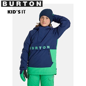23-24雪季Burton男童女童儿童单板户外滑雪服夹克Frostner Anorak