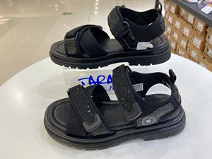 专柜正品泰兰尼斯2022年夏款女童中大童软底女孩皮鞋沙滩鞋子潮酷