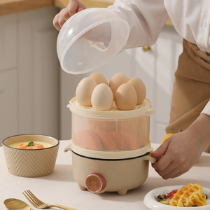 小米有品多层蒸蛋器煎蛋煮蛋器小型蒸锅多功能家用蒸包子早餐机