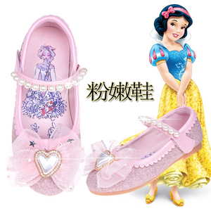 公主平底鞋3-6岁儿童鞋子女孩公主款45春秋季7洛丽塔水晶鞋演出鞋