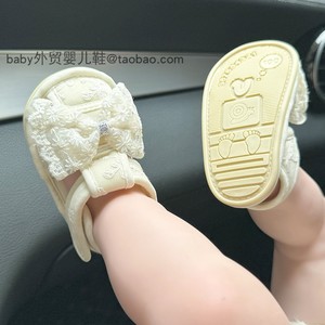 夏季一岁女宝宝凉鞋6-9-12个月婴儿凉鞋婴幼儿公主鞋子软底学步鞋