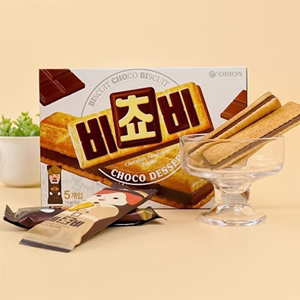 韩国ORION好丽友巧克力三明治夹心饼干125g/盒代餐茶点进口零食品