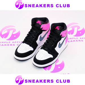 Air Jordan 1 GS 情人节 AJ1 女神粉 桃心 黑粉 3M 881426-009