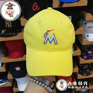 大牛韩代MLB洋基巨人队男女款棒球帽软顶帽小标加长带32CP72处理