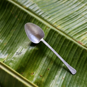 傣族铝勺 版纳传统云南手工老波涛 咖啡勺小食料理勺厨房餐食勺