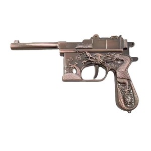 经典怀旧毛瑟枪驳壳枪红军盒子枪龙纹把小手枪儿童玩具枪不可发射